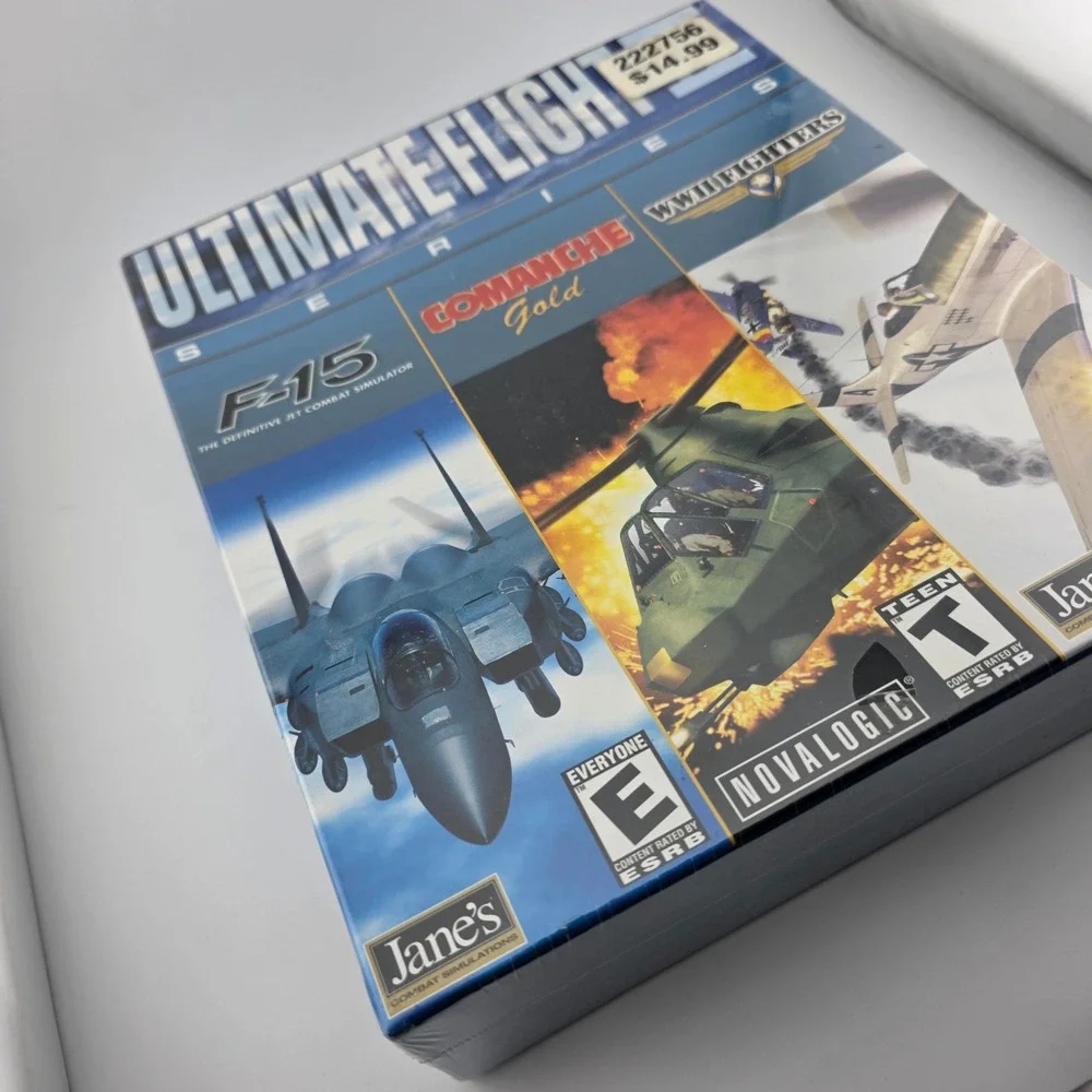 Ultimate Flight Series F-15 Comanche Gold WWII Fighters PC CD-ROM‎ Big Box NOS